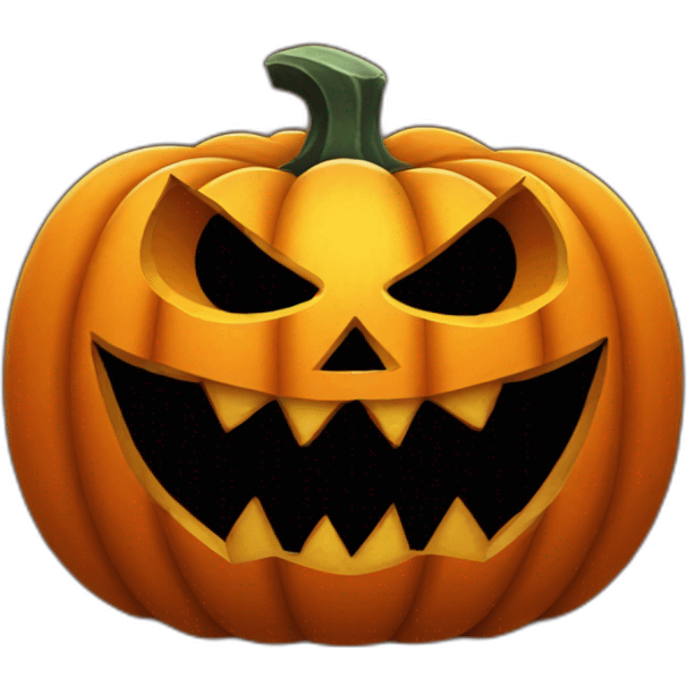 evil halloween pumpkin emoji