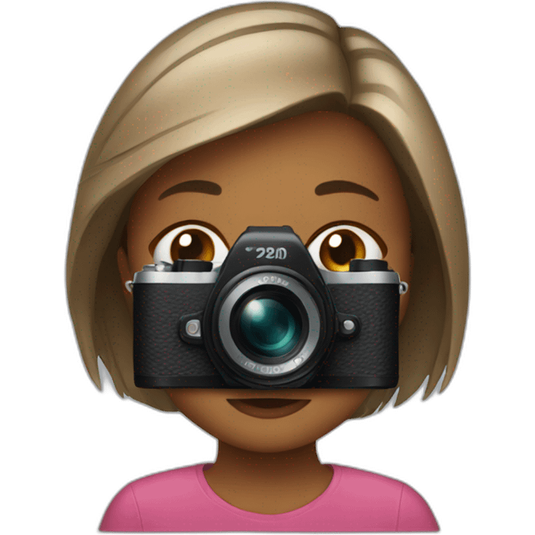 Girl camera  emoji