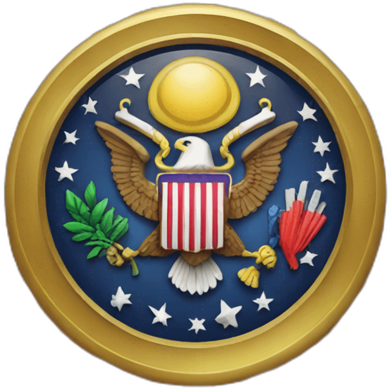 USA emblem national emoji