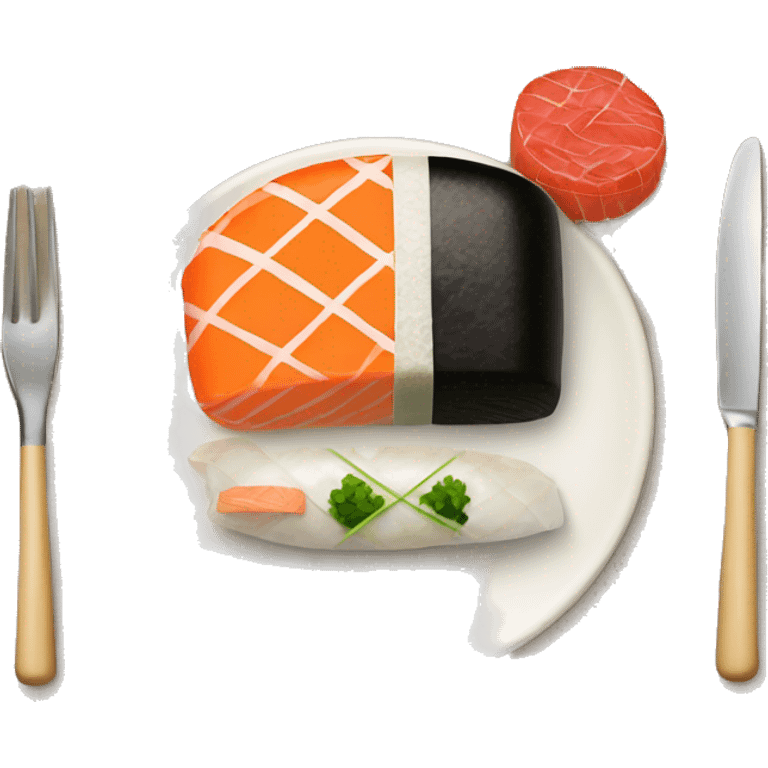 giant sushi dinner emoji