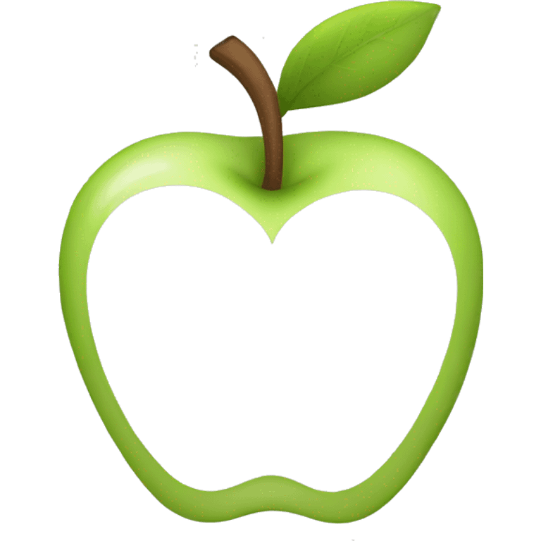 White Apple logo emoji