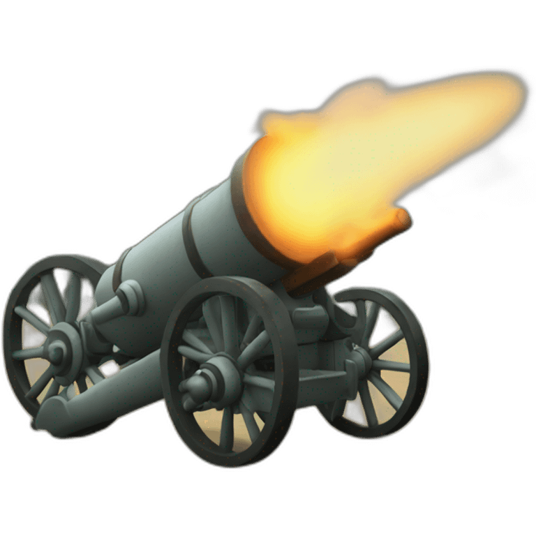 Cannon fire emoji