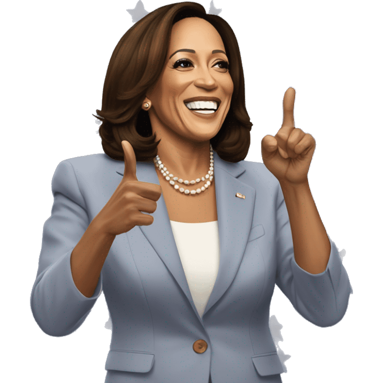 Kamala Harris victory speech emoji