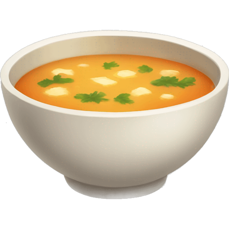 Warm bowl of soup emoji