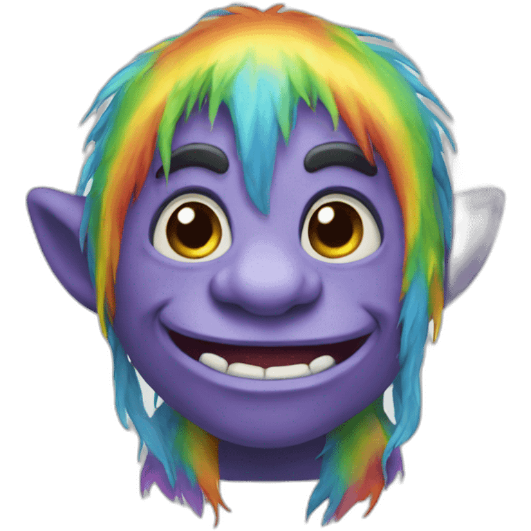 rainbow troll emoji