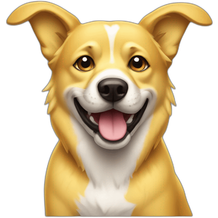 brazilian yellow dog emoji