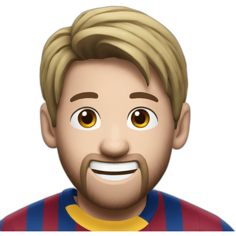 Messi happy  emoji