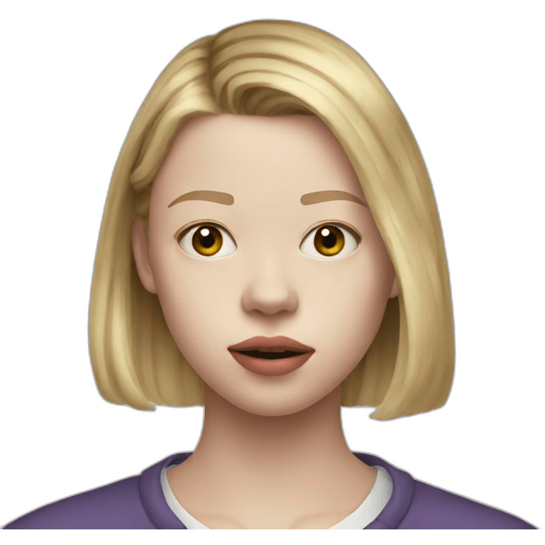 blonde Mia Goth emoji