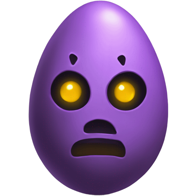 Radioactive eggs emoji