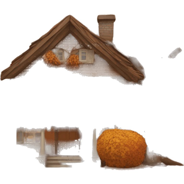 Autumn house  emoji