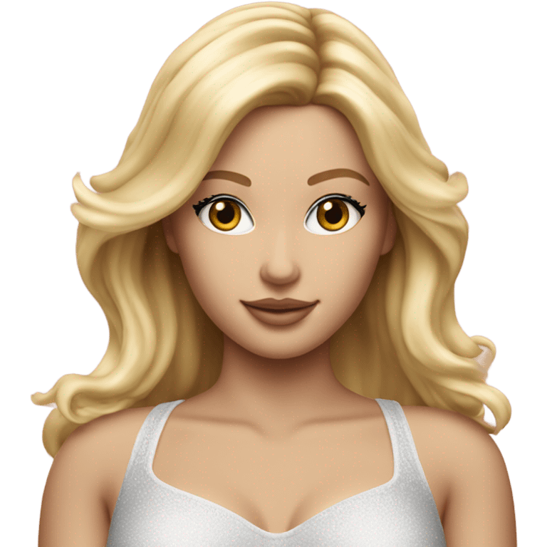 hyper realistic blonde victoria secret model emoji