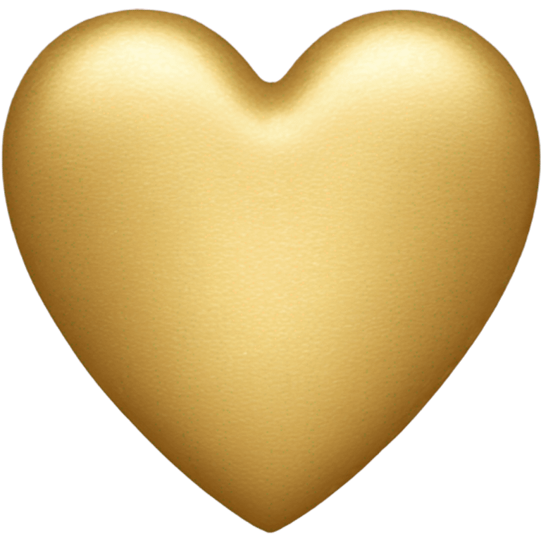 Gold heart emoji