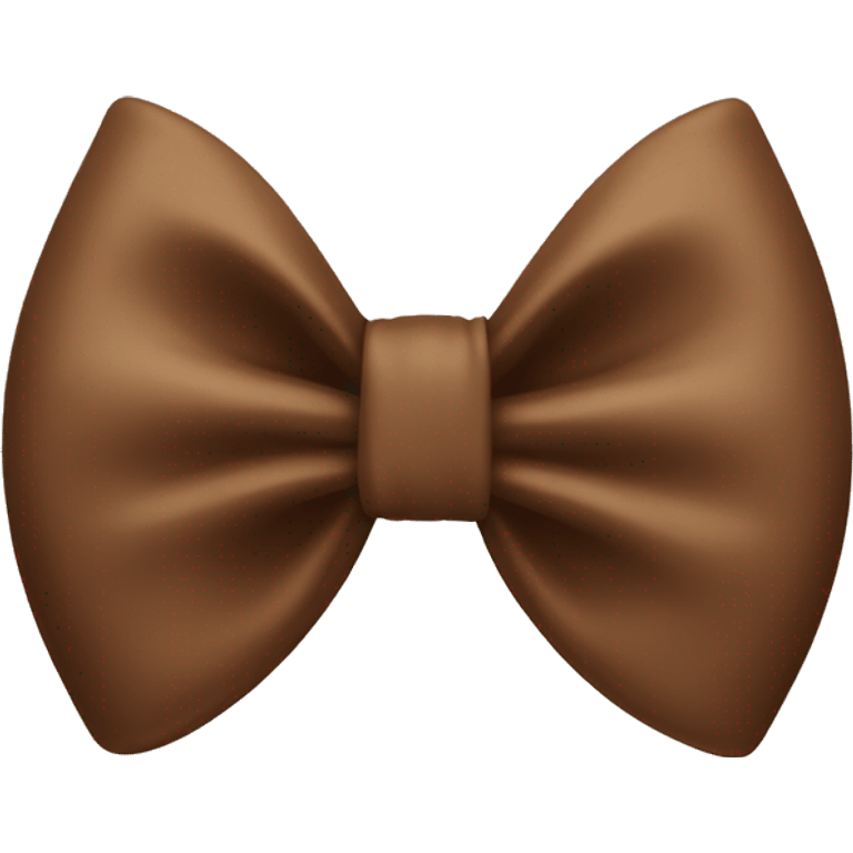 brown bow  emoji