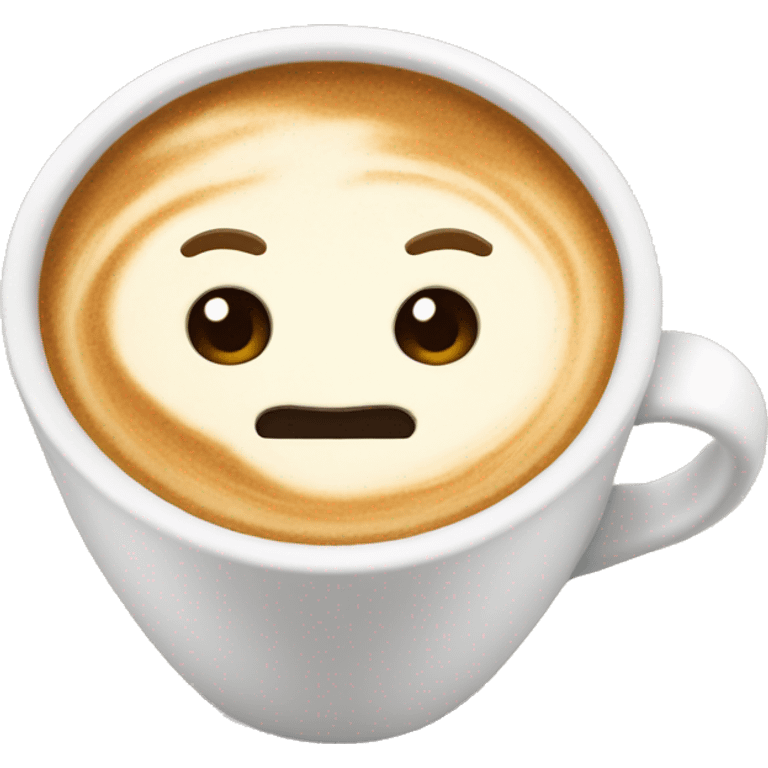 Vanilla latte emoji