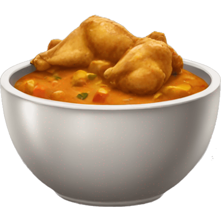 Chicken curry emoji