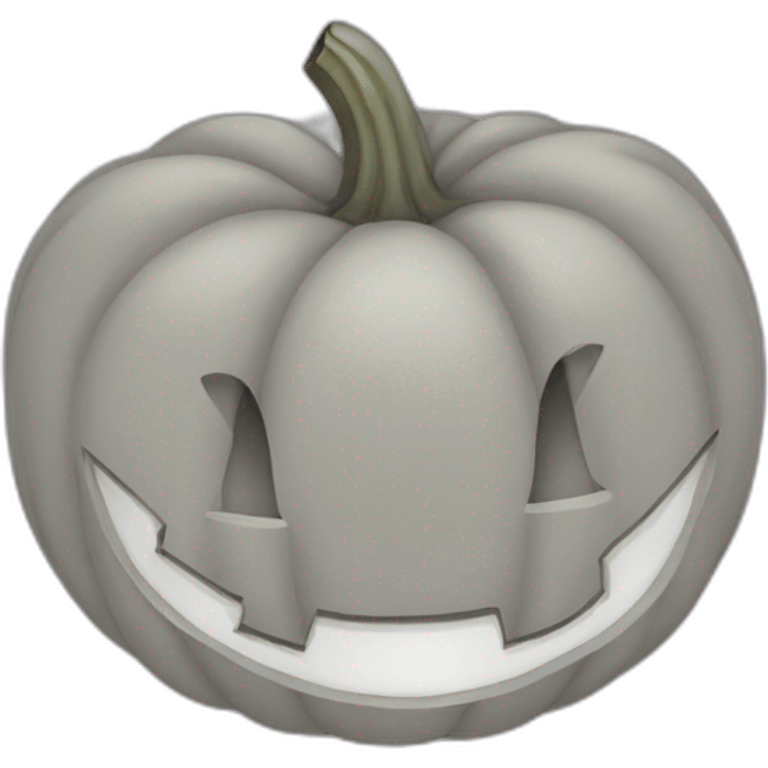 Smile pumpkin moon emoji