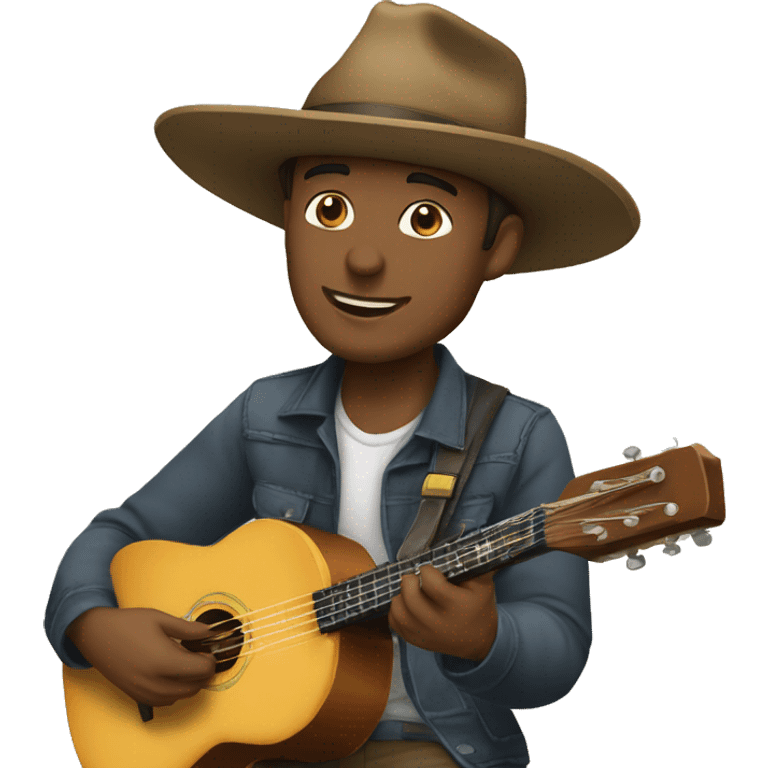 Cavaquinho homem de boné emoji