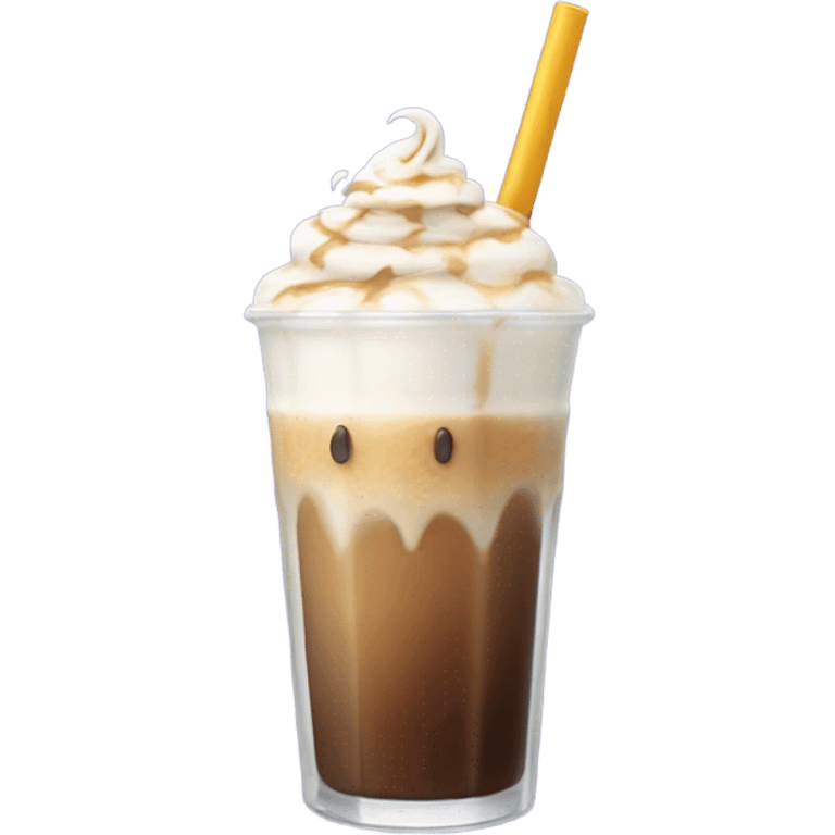 Iced latte emoji