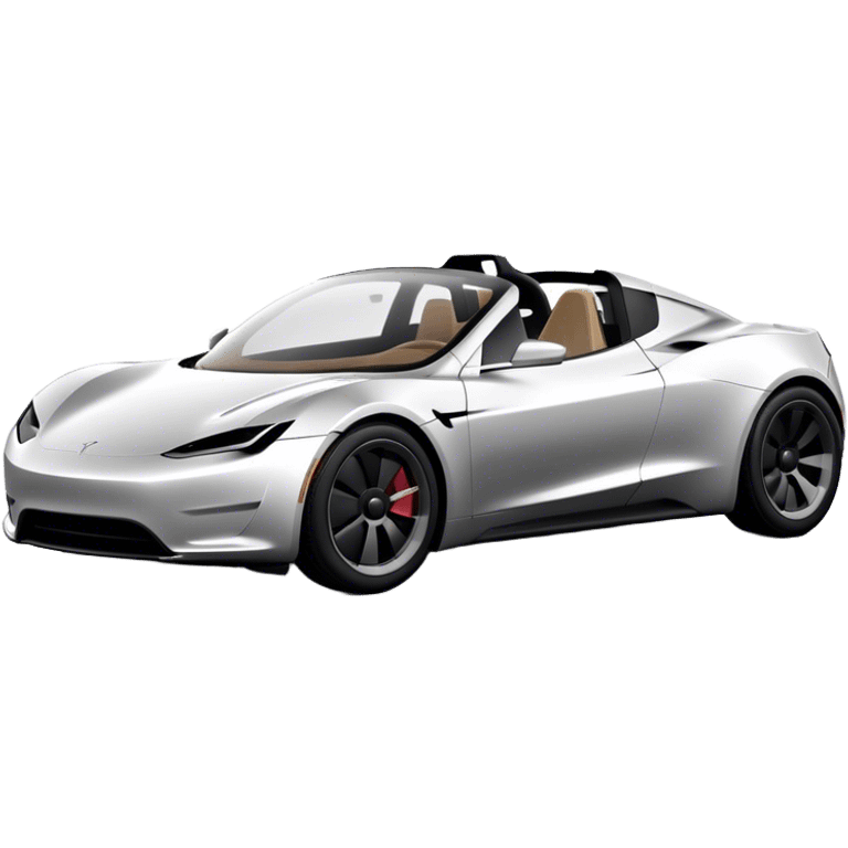 Tesla Roadster - Tesla (Model Year: 2020) (Iconic colour: Silver) emoji