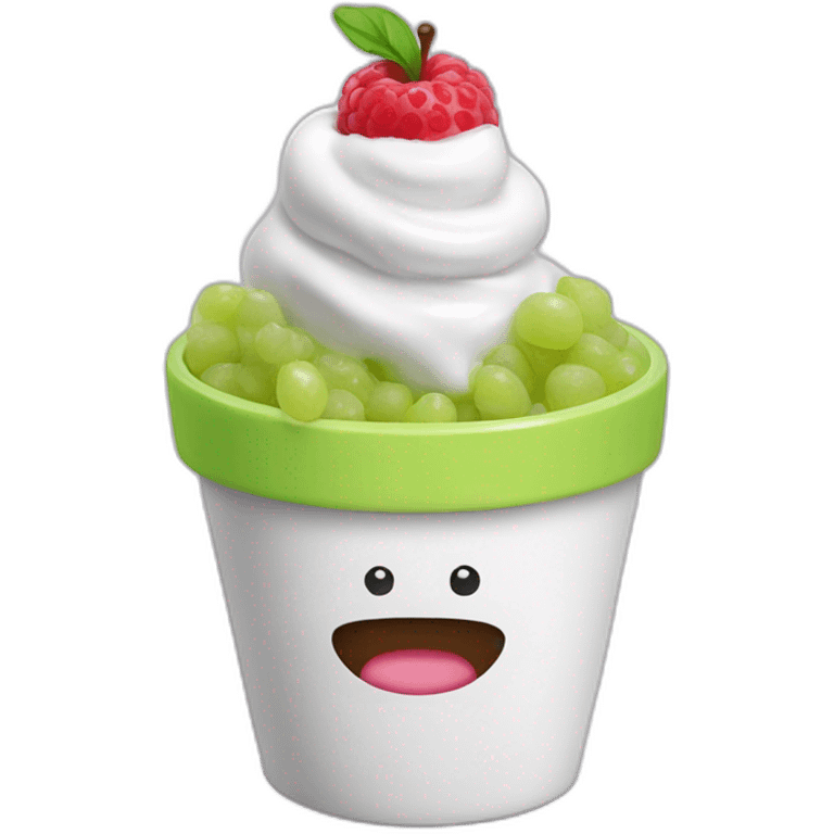 Fruit Yogourt emoji