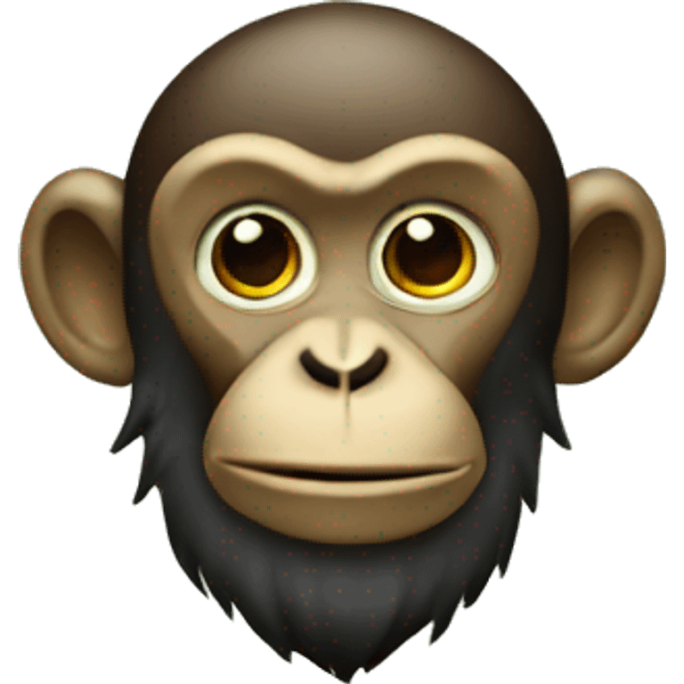 Monkey with a beard and money and listick emoji