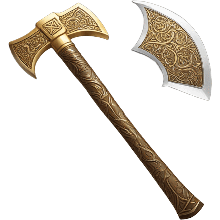 Gold Axe emoji