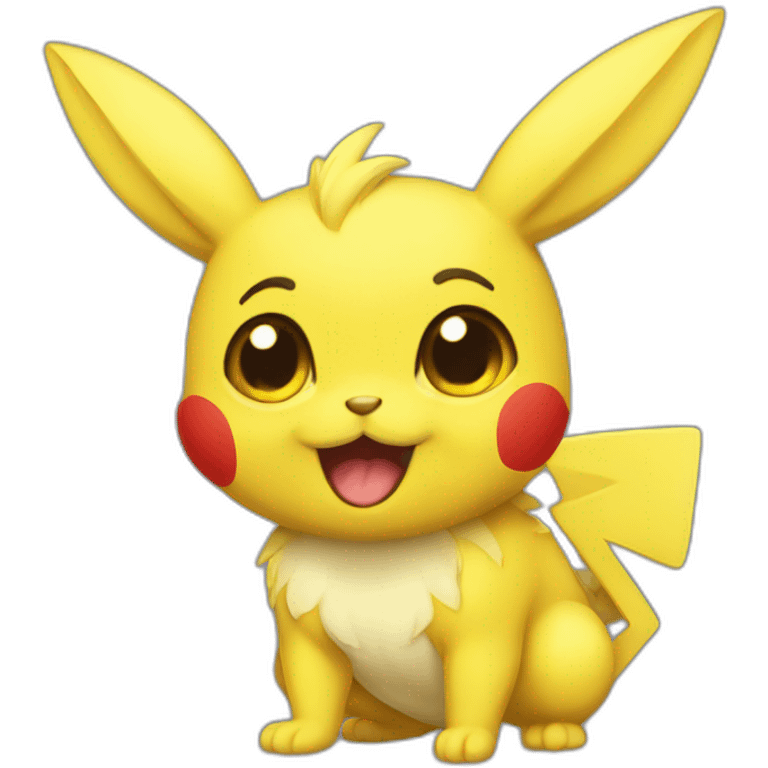 Pickatchu jaune emoji