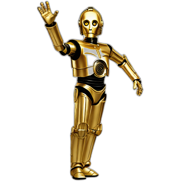 C3po waving emoji