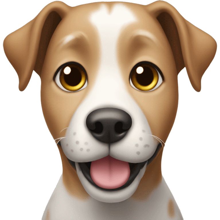 Dog saying good morning emoji