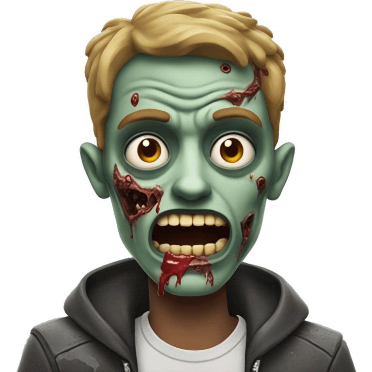 Zombie Uber eats emoji