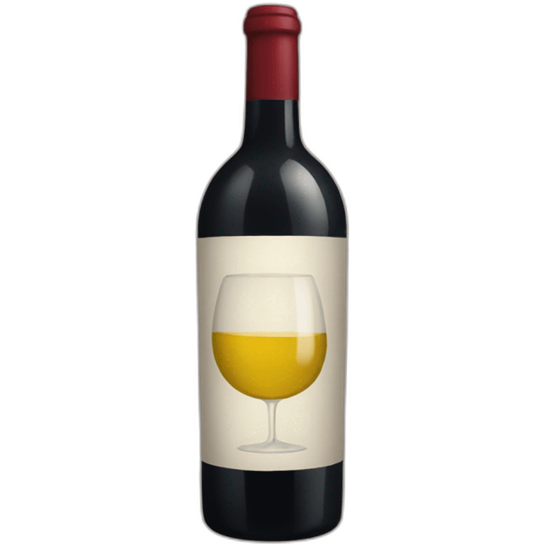 Bouteille de vin emoji