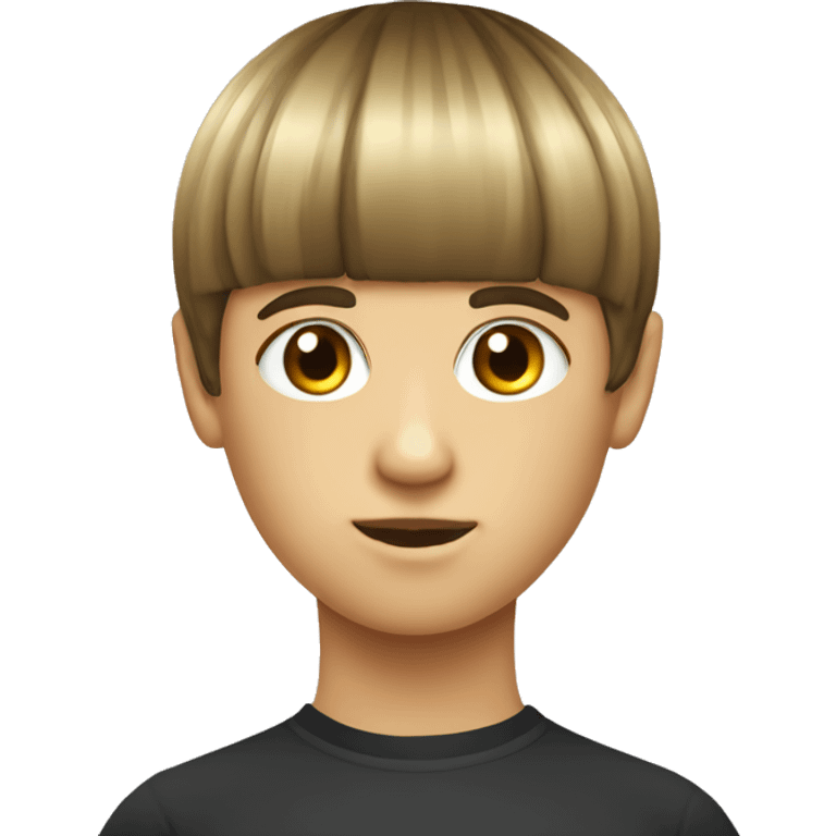 Bowl cut emoji