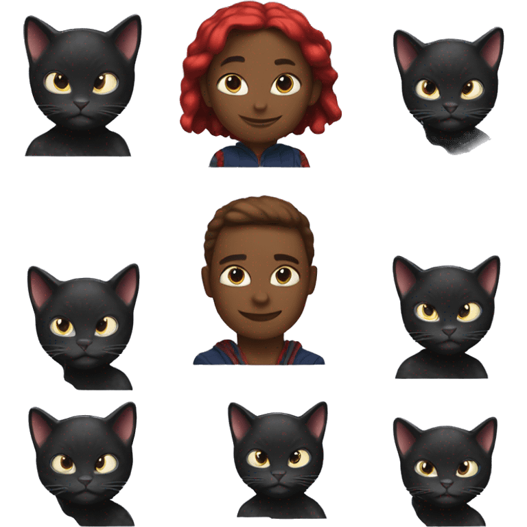 black cat spiderman 2 emoji