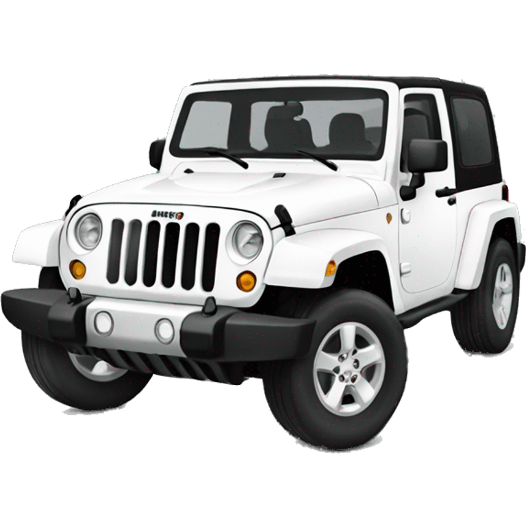 white jeep wrangler emoji