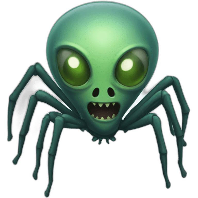 Spider alien emoji