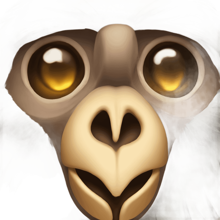 Monkey-eating eagle emoji