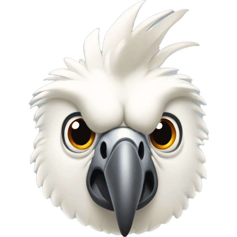 Angry cockatoo head emoji