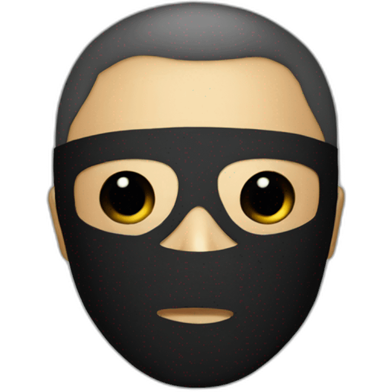 masked man emoji