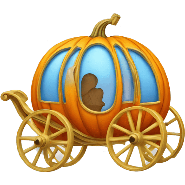 cinderella pumpkin carriage  emoji