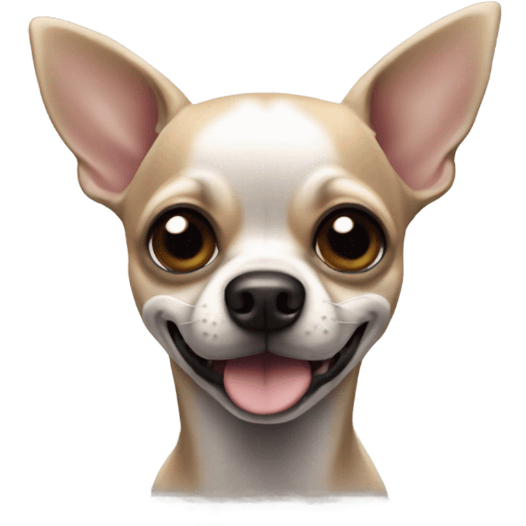 Perro chihuahua negro  emoji