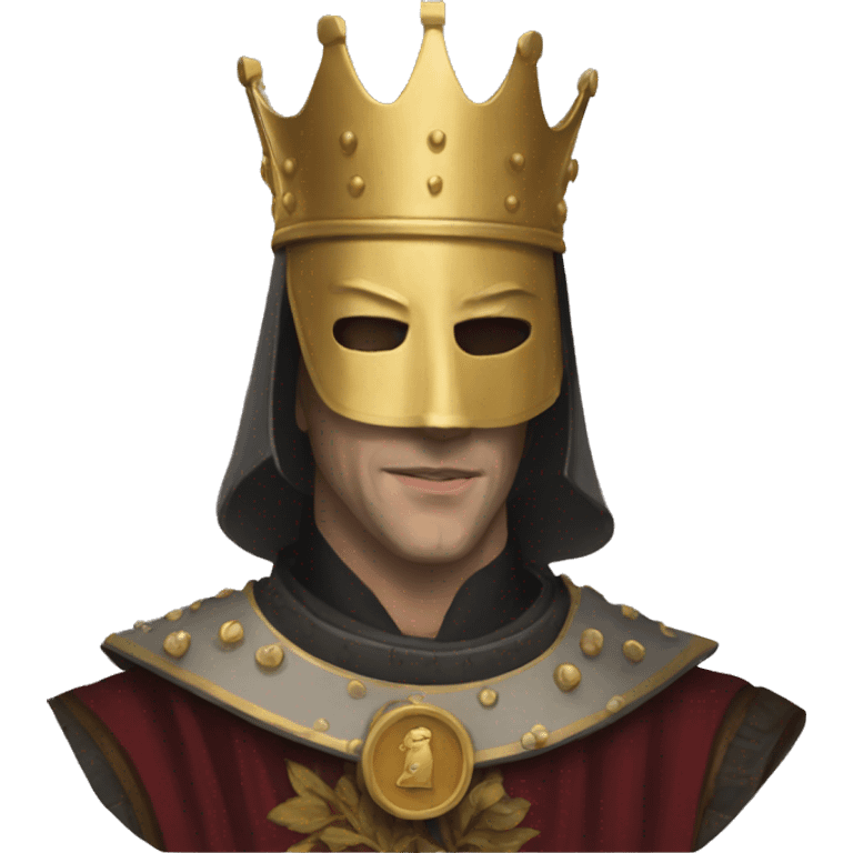 King baldwin IV masked emoji