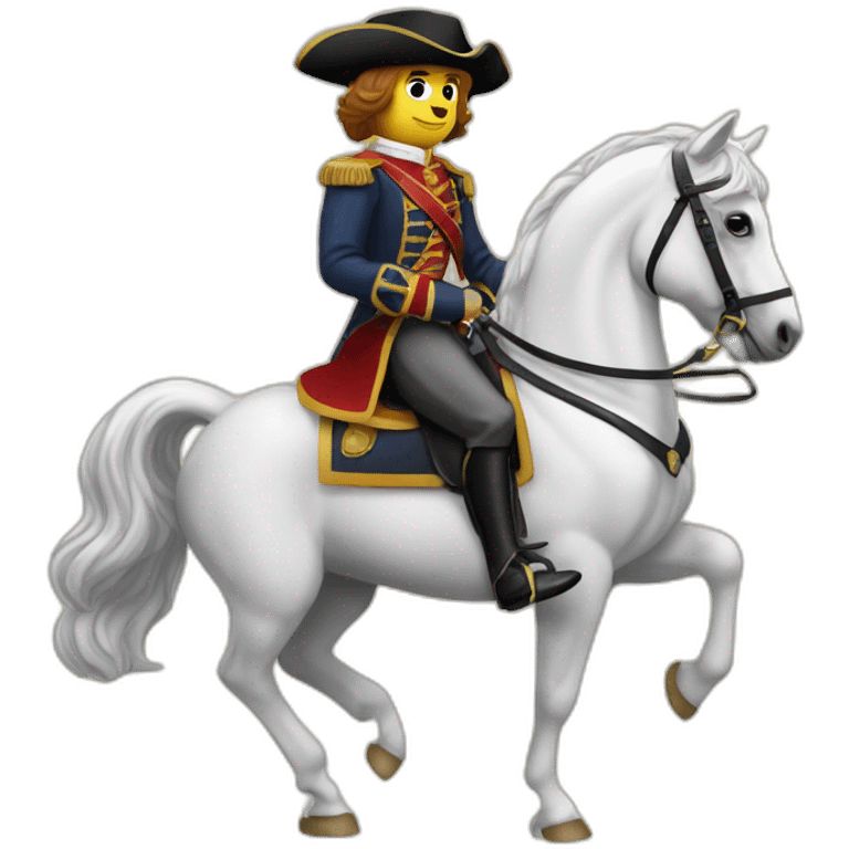 cavalier sur cheval emoji