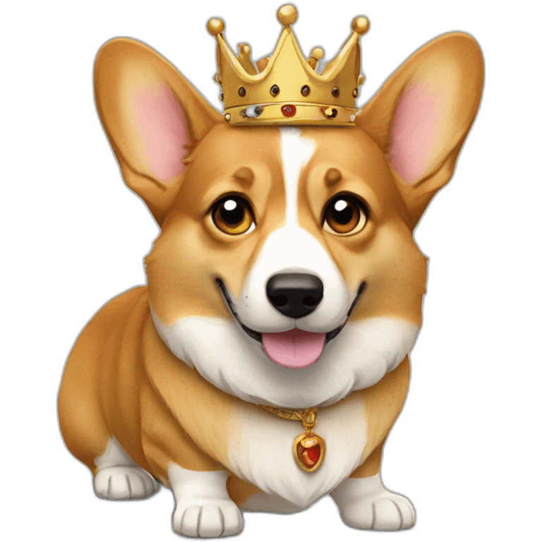 king-corgi emoji