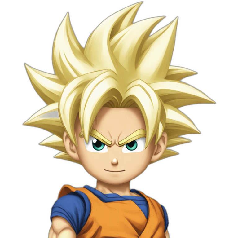 emoji of goku ssj blue emoji