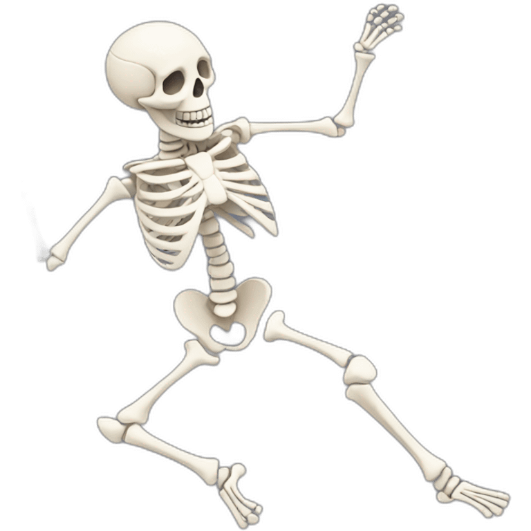 skeleton dancing emoji