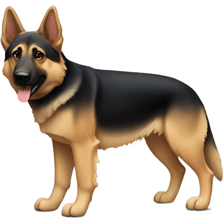 short leg german shepherd  emoji