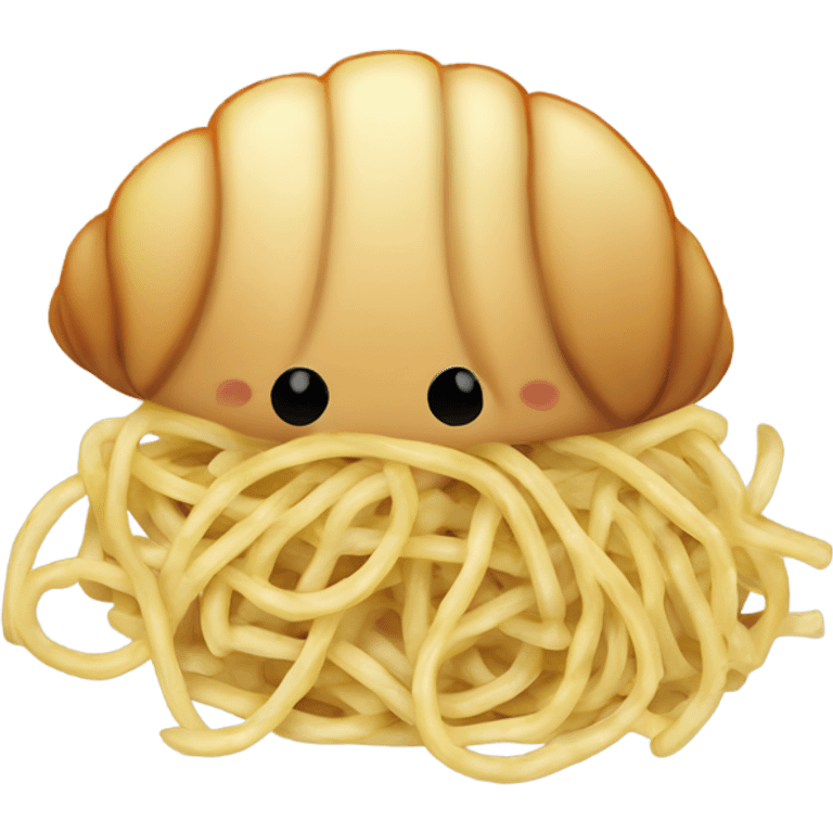 Clams and spaghetti  emoji