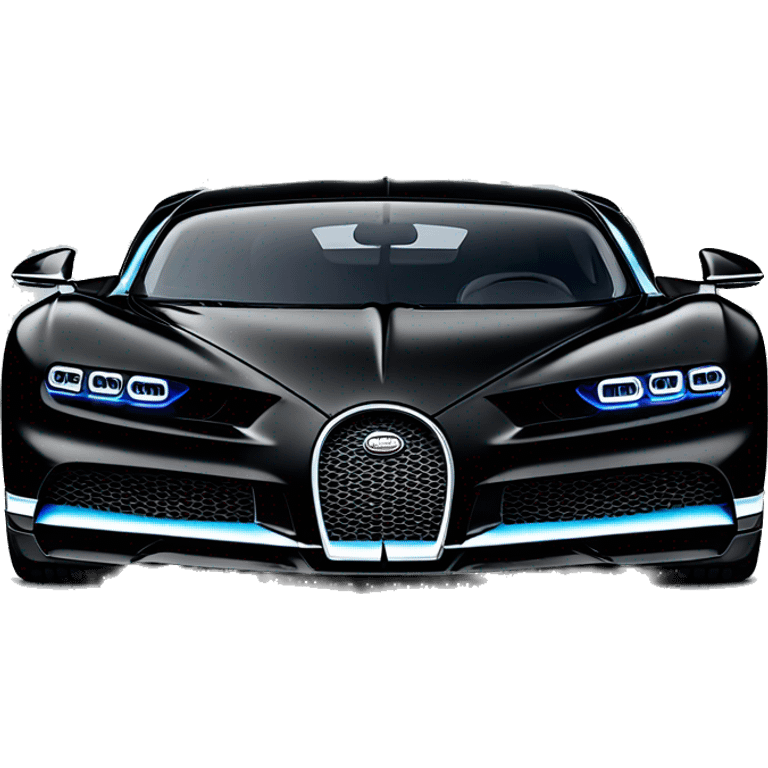 Bugatti Chiron Black emoji