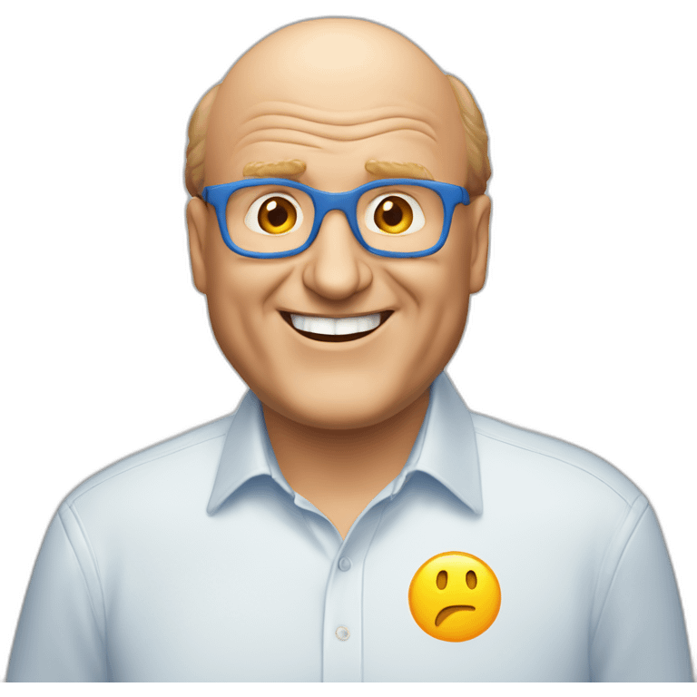 Steve ballmer, sweating, excited emoji