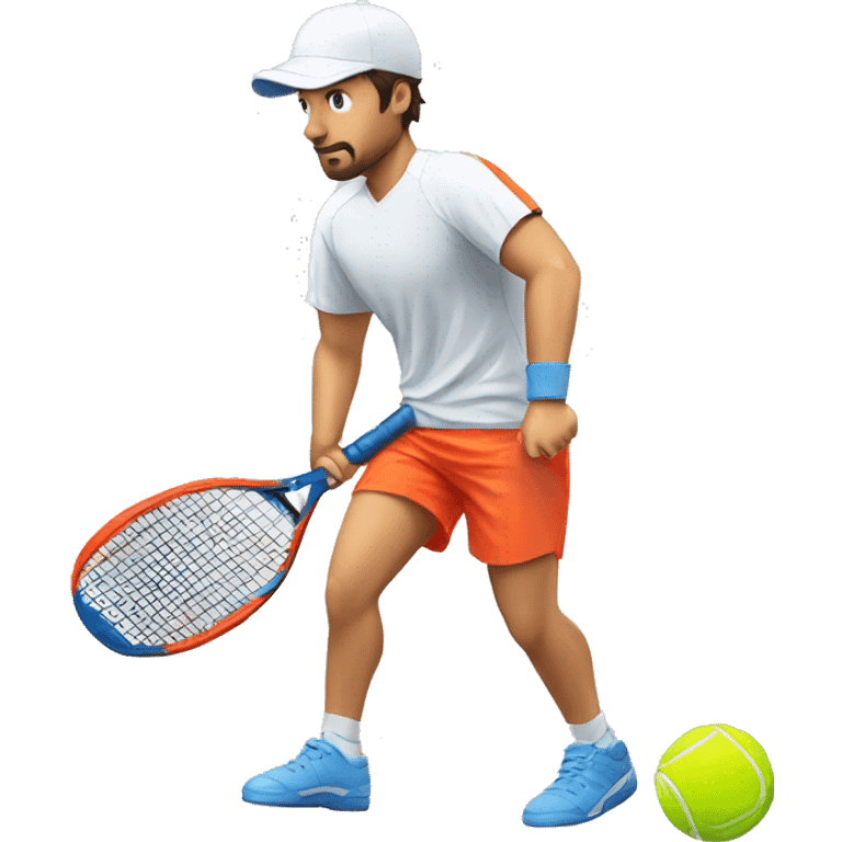 player's back padel symmetric emoji